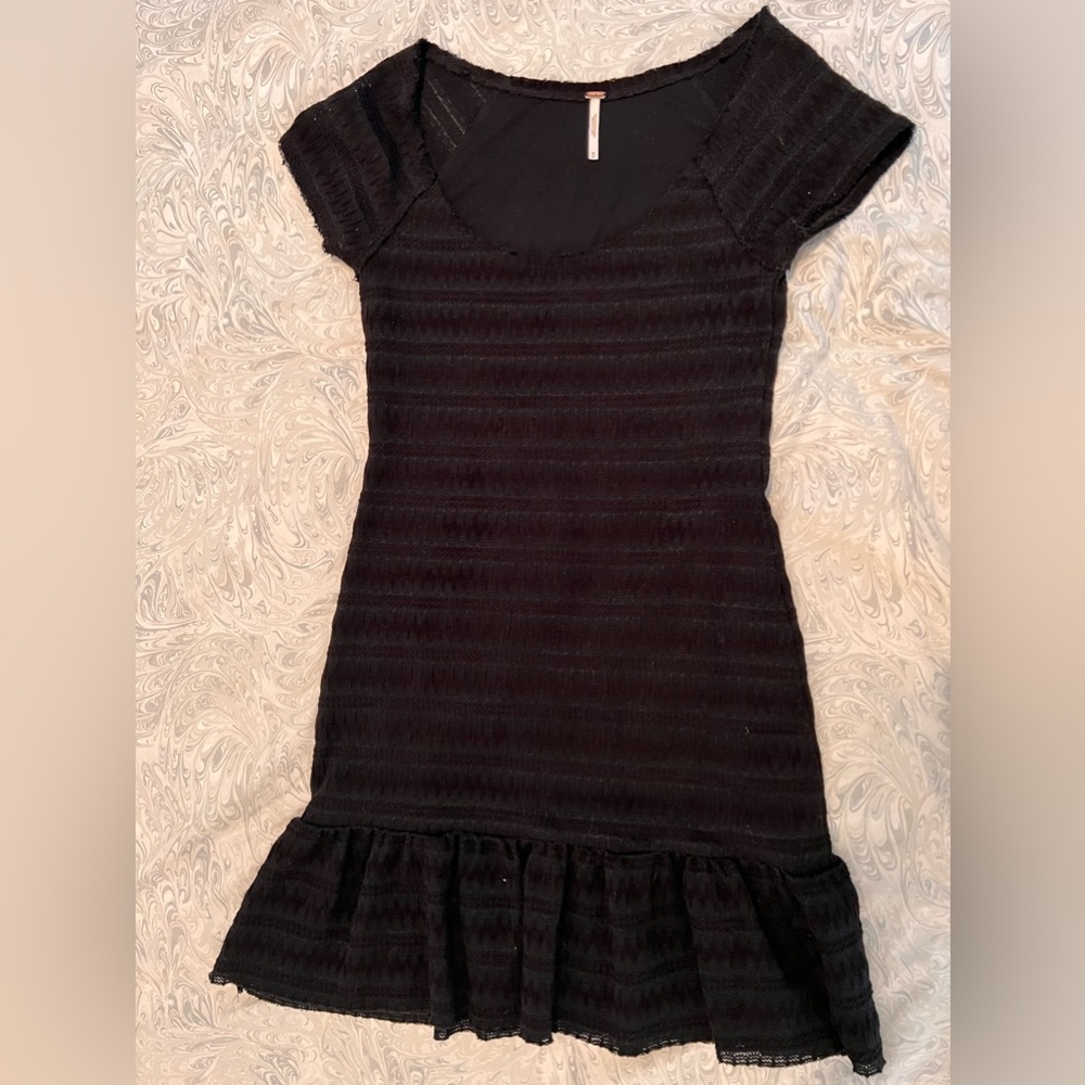 Black cocktail dress, Free People, Size M